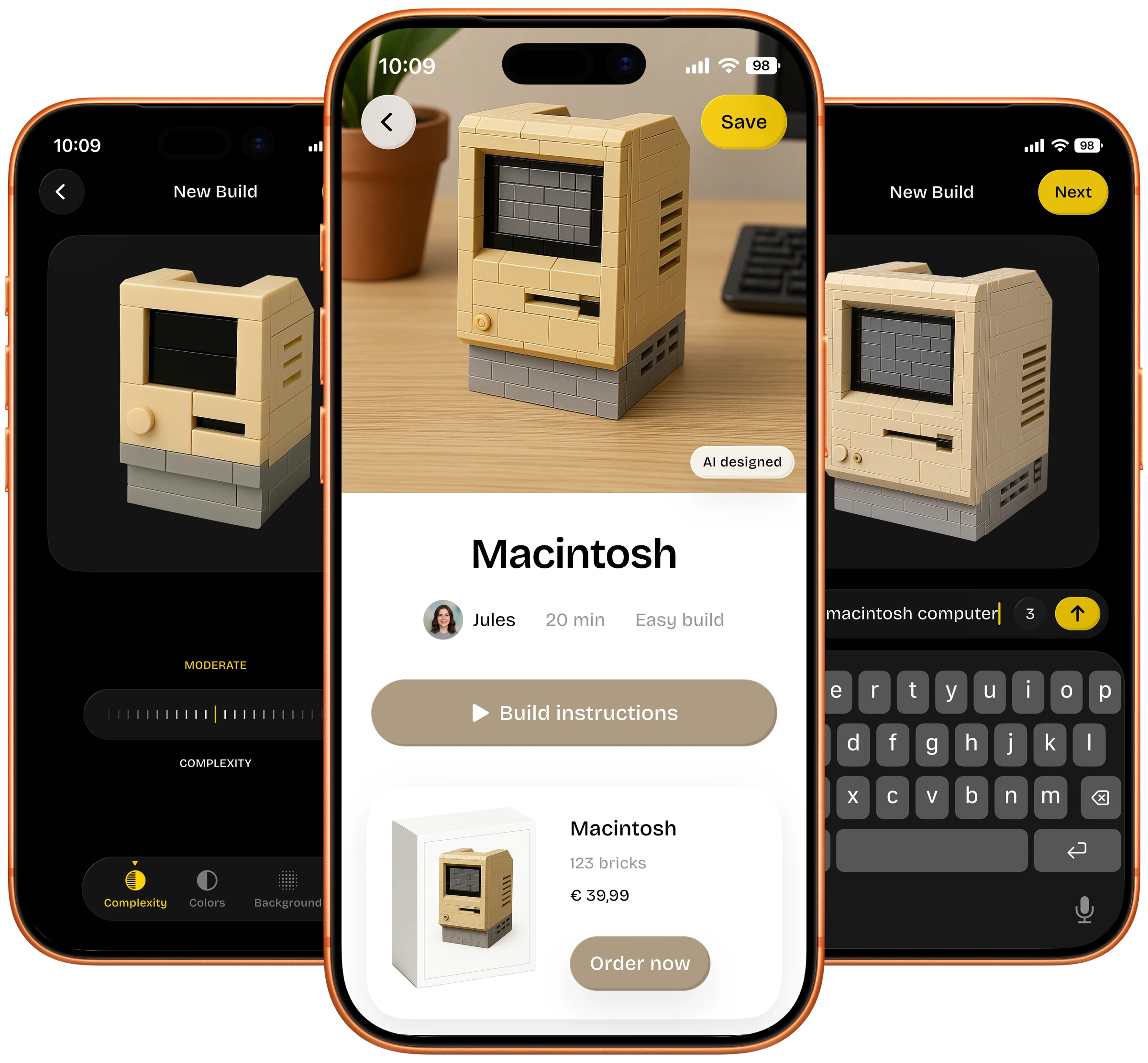 Moyo app screens